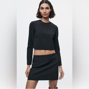 NWOT Zara pinstripe top